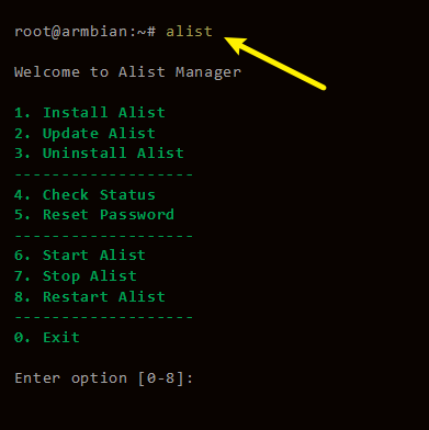 alist-manager